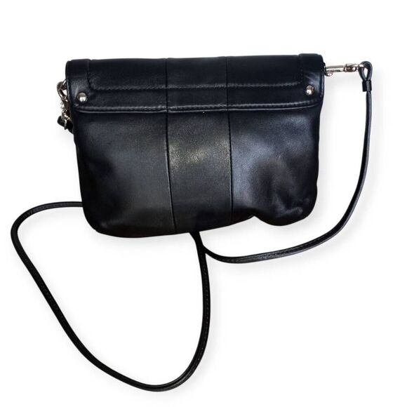 Coach Kristin Black Leather Small Crossbody Bag NWOT - Picture 5 of 12
